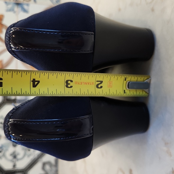 Alfani Step n Flex Navy Cloth Wedge, 2.25 inches, Vegan, 7.5 - Picture 4 of 6